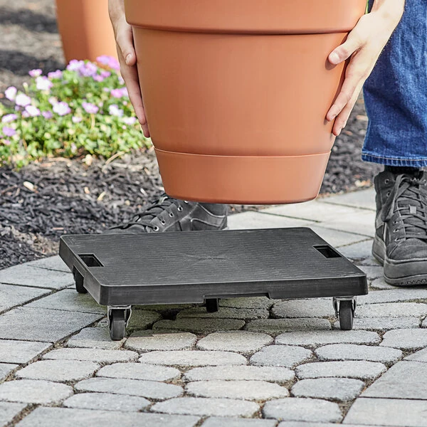 Regency 16 inch x 16 inch Planter / Multi-Purpose Solid-Surface Dolly