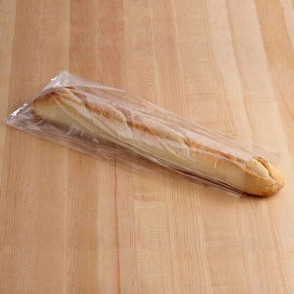 Inteplast Group PB0547515 5 1/2" x 4 3/4" x 15" Plastic Bread Bag - 1,000/Case