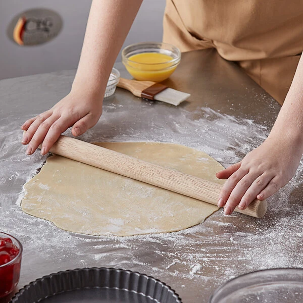 American Metalcraft PR18 18" Wood Dowel Rolling Pin