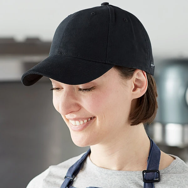 National Patrol by Henry Segal Customizable 6-Panel Black Cap with Moisture Wicking Band and UV Protection