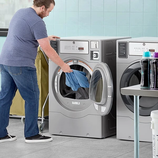Crossover 7 cu. ft. 27" Front Load Gas Powered Commercial Dryer - Coin Operated DLHF0817GC2FMI