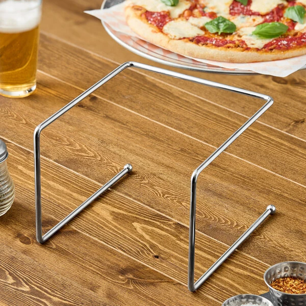 American Metalcraft 9" x 8" x 7" Chrome-Plated Universal Pizza Stand