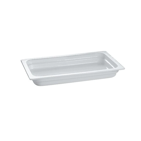TableCraft CW300GY 20 3/4" x 12 3/4" x 2 1/2" Gray Full Size Cast Aluminum Food Pan