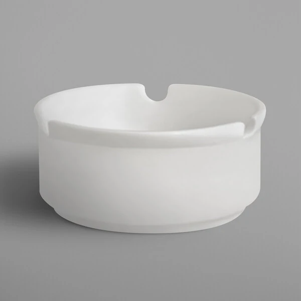 RAK Porcelain Banquet Ivory Porcelain Ashtray - 12/Case