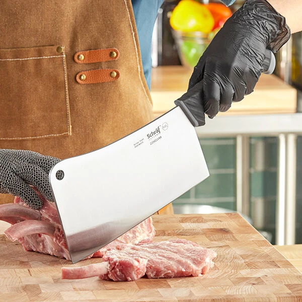 Schraf 9" Cleaver with TPRgrip Handle