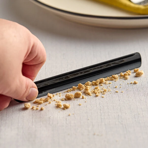 Franmara 6" Black Pocket Crumb Scraper 1120-01 BU