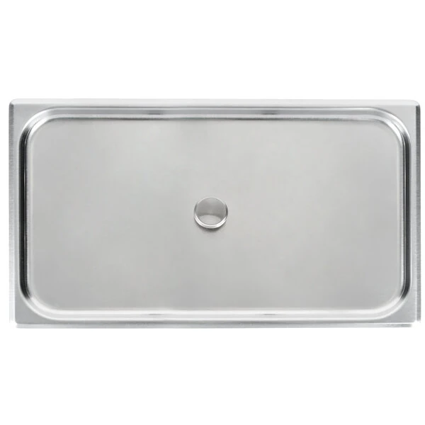 Vollrath 75061 Flat Cover with Knob for 75060 Full Size Egg Poacher / Juice Glass Holder