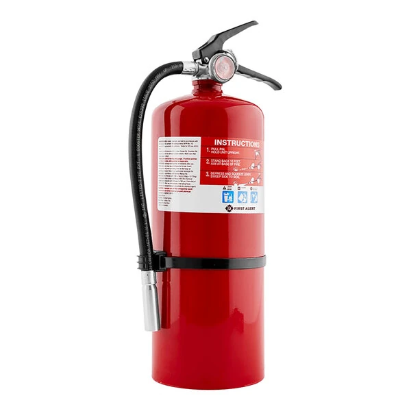 First Alert FAJPRO10 18.5 lb. 4-A:60-B:C Heavy-Duty Rechargeable Commercial Fire Extinguisher