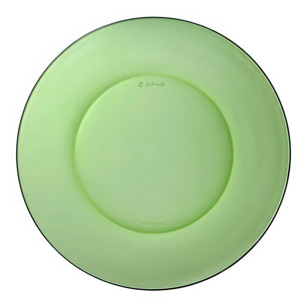 Duralex Lys 7 1/2" Green Glass Dessert Plate - 24/Case