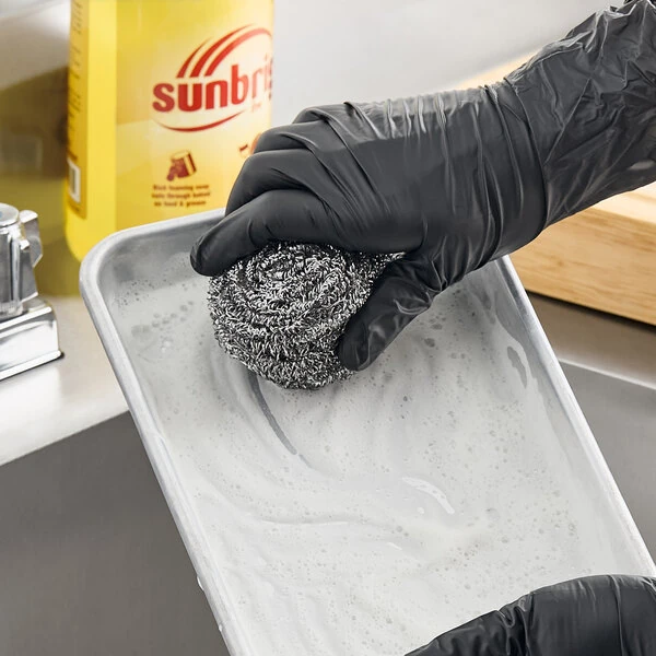 Choice 30g Stainless Steel Scrubber - 12/Pack
