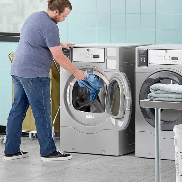 Crossover 7 cu. ft. 27" Front Load Gas Powered Commercial Dryer - Free Use DLHF0817GC2OPL