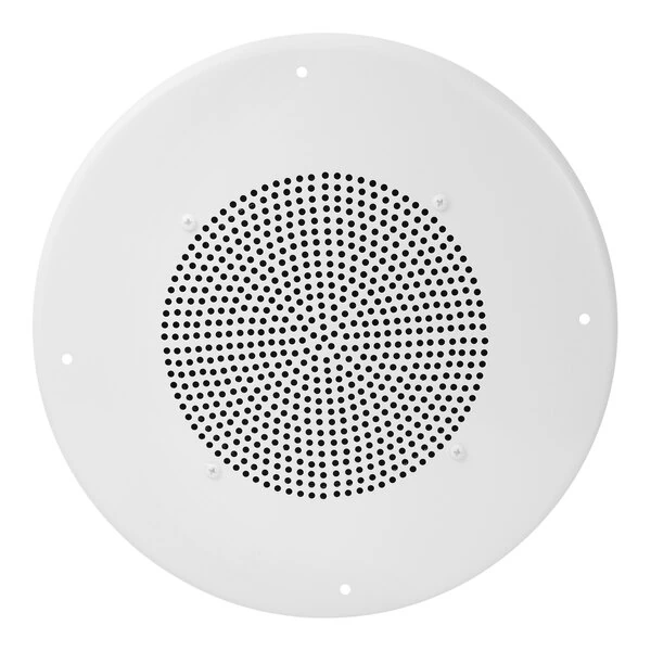 Speco Technologies 86 Series 8" White Classic Grille In-Ceiling Speaker with Transformer G86TG - 70/25V, 15W, 100 dB