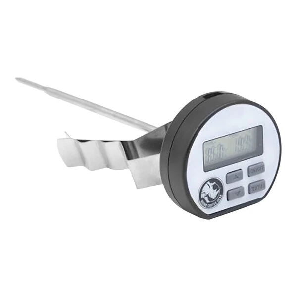 Rhino Coffee Gear 5" Digital Hot Beverage / Frothing Thermometer -58 to 482 Degrees Fahrenheit RWTHERDS