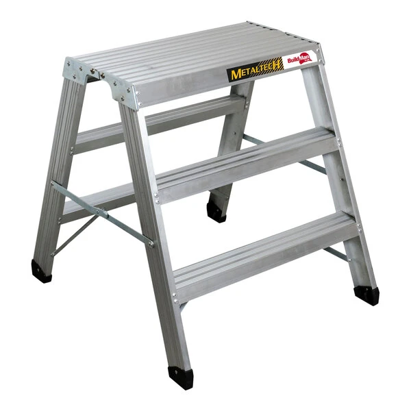 Metaltech BuildMan 36" 2-Step Aluminum Workstand / Sawhorse E-PWS7100AL