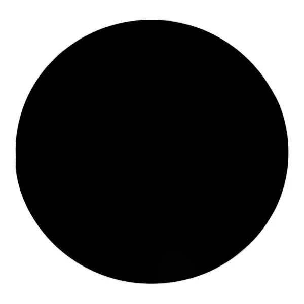 Superior Surfaces 24" Customizable Round Frosty Black Eased Edge Indoor Table Top