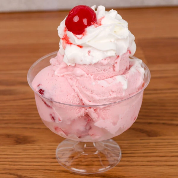 Fineline Flairware 2088 Clear 8 oz. One-Piece Plastic Dessert Cup - 240/Case