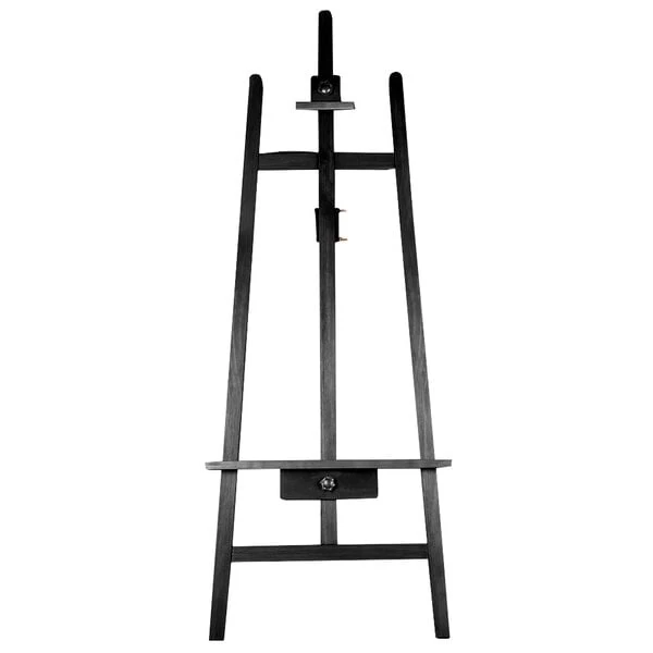 Choice 23" x 62" Adjustable Black Wood Easel