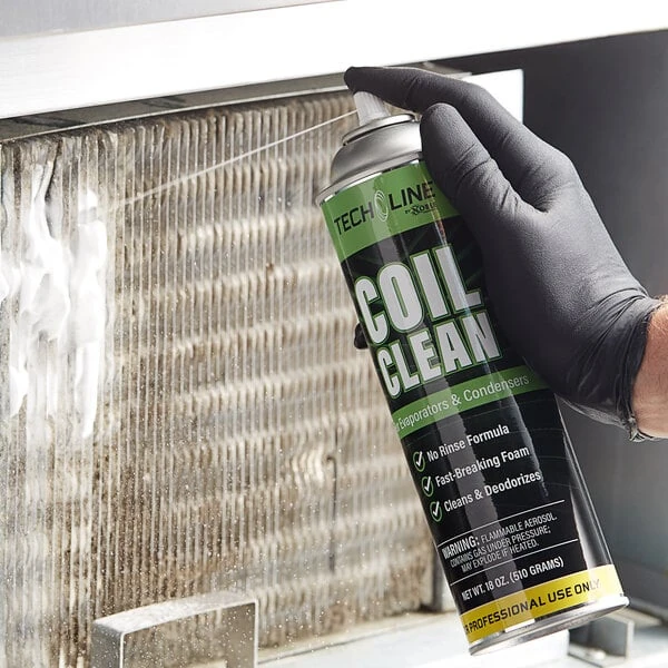 Noble 18 oz. No-Rinse Ready-to-Use Foaming Evaporator / Condenser Aerosol Coil Cleaner