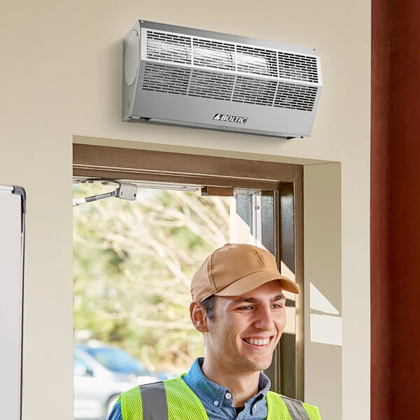 Boltic 24" Stainless Steel Air Curtain with Plunger Door Switch