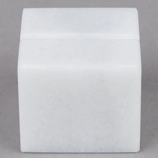 American Metalcraft MCHW125 1" White Marble Card Holder