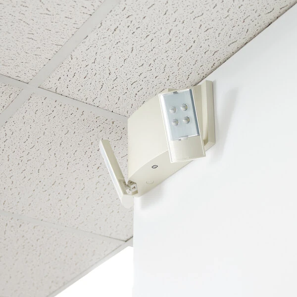Lavex 2-Head Adjustable Optics LED Emergency Light with Ni-Cad Battery Backup - 4.5 Watt Unit
