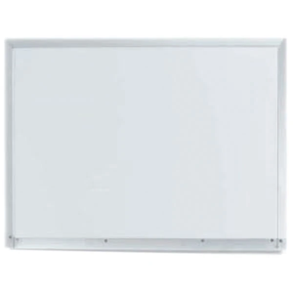 Aarco APS1824 24" x 18" White Syncoat Magnetic Markerboard with Aluminum Frame