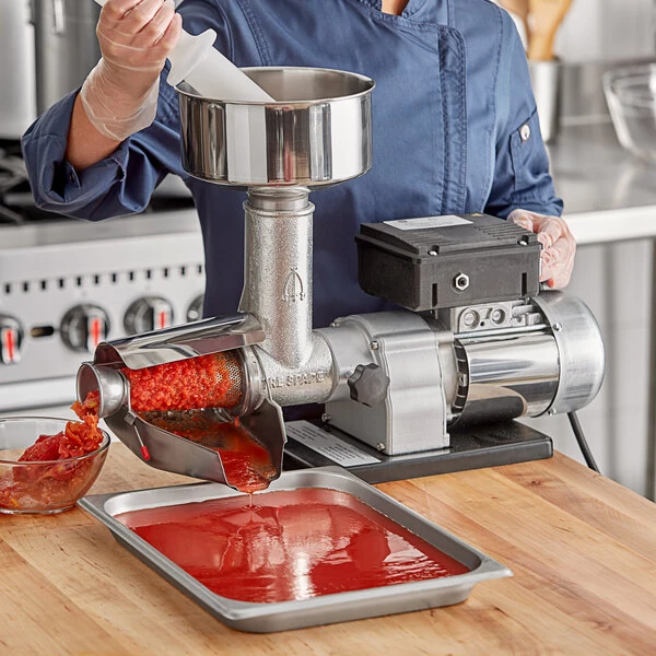 Tre Spade EasySqueezy Electric Tomato Mill F14600BIE - 9/16 hp, 300W