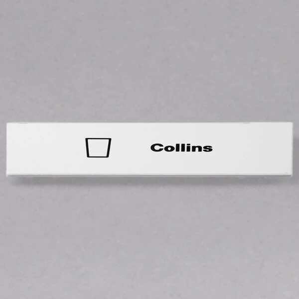 Cambro CECCL6000 Camrack Collins Extender ID Clip - 6/Pack