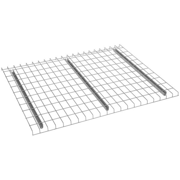 Vestil 42" x 46" Galvanized Steel Welded Wire Pallet WMD-4246 - 2,500 lb. Capacity
