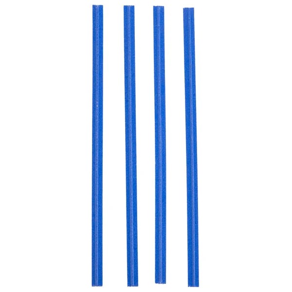Bedford Industries Inc. 4" Blue Laminated Paper Bag Twist Ties - 50,000/Case
