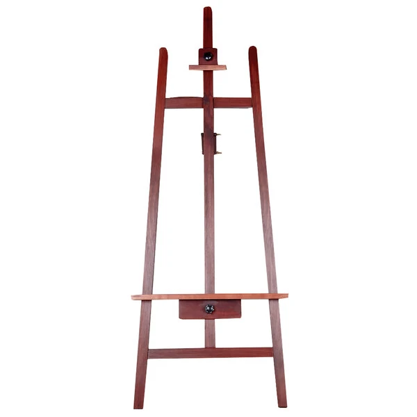 Choice 23" x 62" Adjustable Mahogany Wood Easel