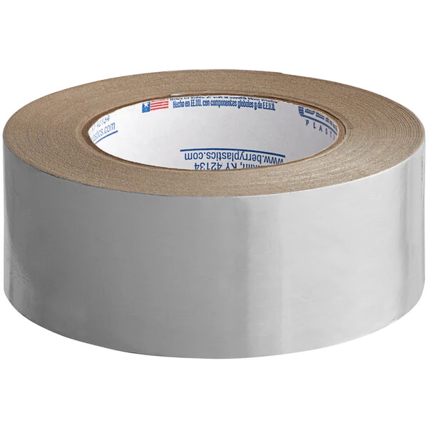 Nashua Tape 1.88" x 50 Yards Plain Foil Tape with 1.5 Mil Synthetic Rubber Adhesive 1087638