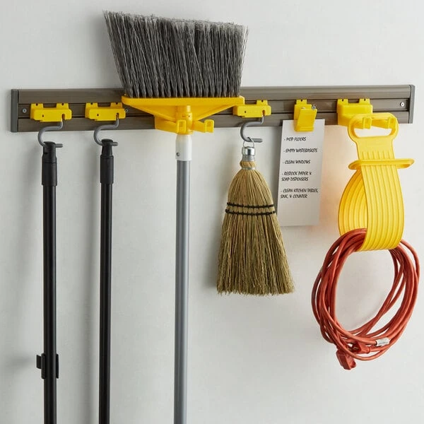 Rubbermaid® FG199300GRAY 34" Gray Closet Organizer / Tool Holder Kit