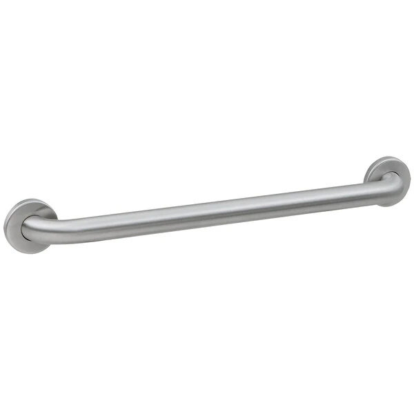 Bobrick B-5806X36 36" Stainless Steel Satin Finish Handicapped Restroom Grab Bar