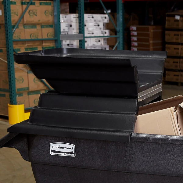 Rubbermaid® FG102800BLA Hinged Dome Lid for FG101100BLA and FG101300BLA Tilt Trucks