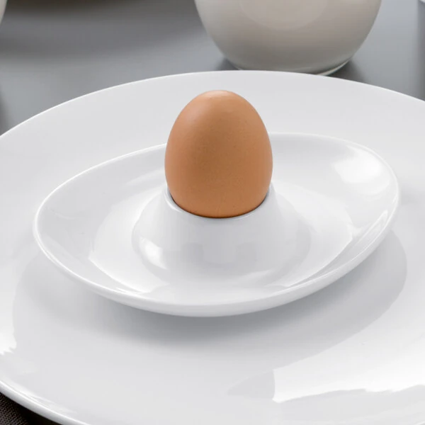Villeroy & Boch 16-3272-1951 Stella Hotel 5" White Bone Porcelain Egg Cup - 6/Case