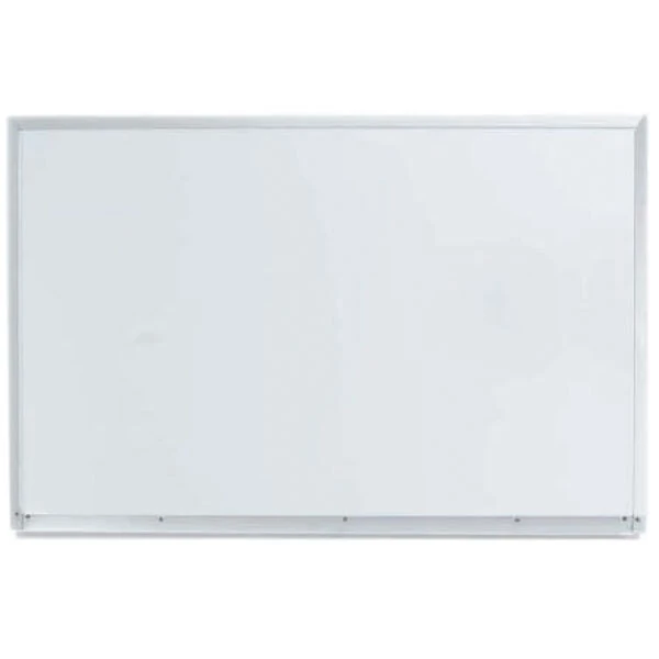 Aarco APS2436 36" x 24" White Syncoat Magnetic Markerboard with Aluminum Frame