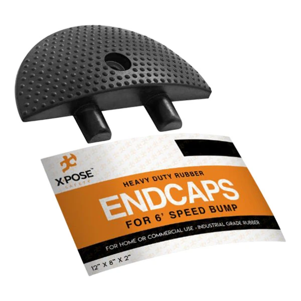 Xpose Safety ENDCAP-X 8" x 12" x 2" Speed Bump End Cap for RSH-6-X