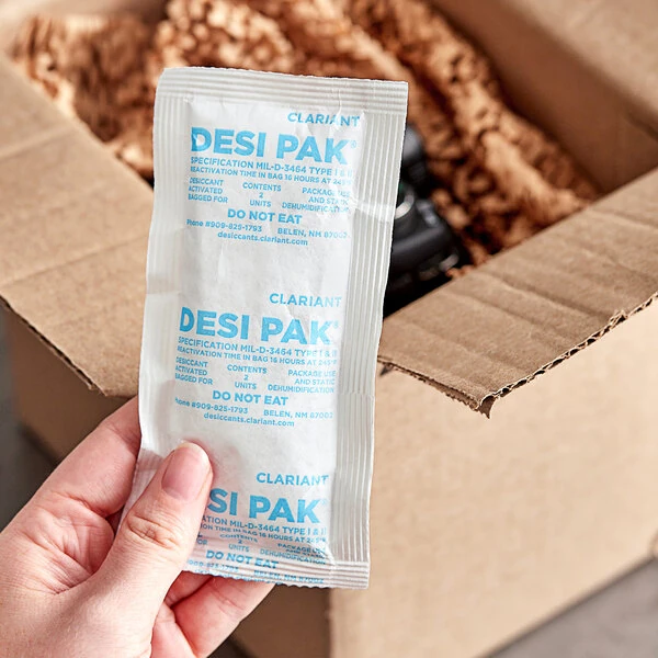 Clariant Desi Pak 2 Unit (66 Gram) Desiccant Bentonite Clay Packet - 150/Case