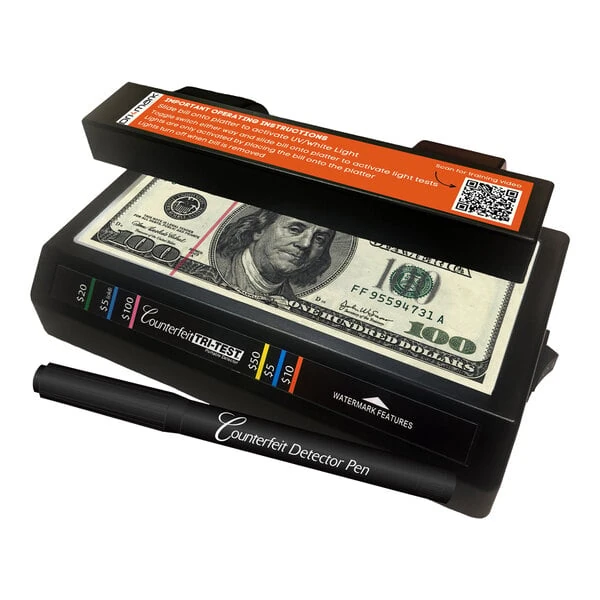 Dri Mark Tri-Test UV Counterfeit Detection System, Black (351TRI)