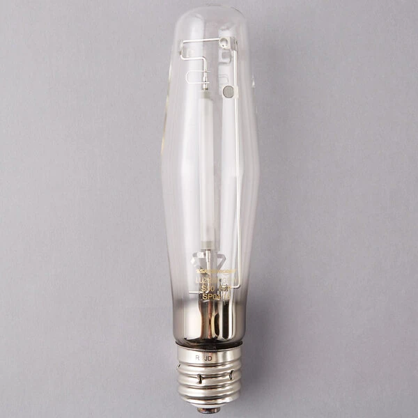 Satco S1940 250 Watt Warm Yellow Clear Finish High Pressure Sodium HID Light Bulb (ET18)