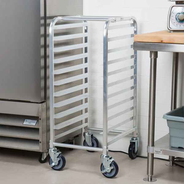 Regency 10 Pan Aluminum Steam Table Pan Rack - Unassembled