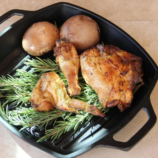 Elite Global Solutions MGP13 Illogical 13" Black Faux Cast Iron Skillet