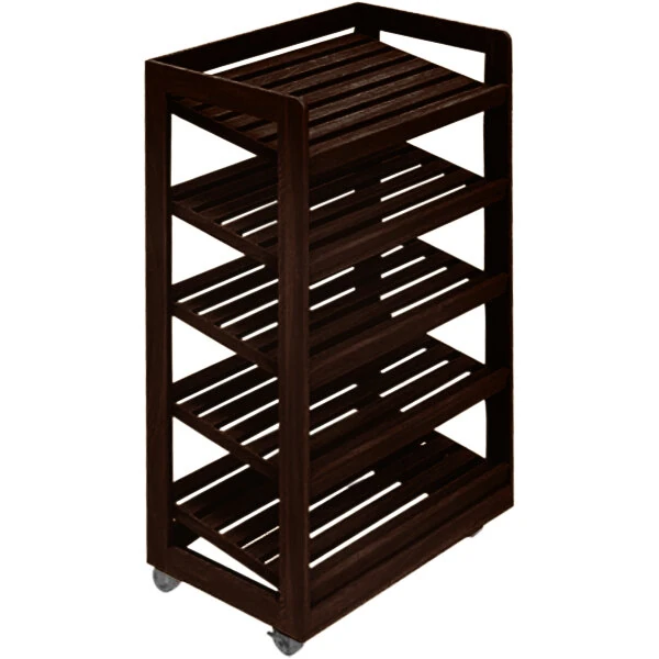 Marco Company 31" x 20 3/4" x 60 1/2" Cocoa Maple Bakery Display Shelving