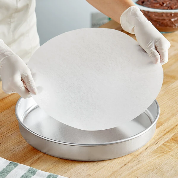Baker's Lane 12" Round Dry Wax Pan Liner - 1,000/Case