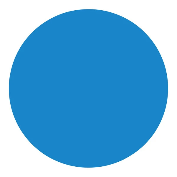 Tape Logic 3/4" Blue Semi-Gloss Paper Removable Round Inventory Label - 500/Roll