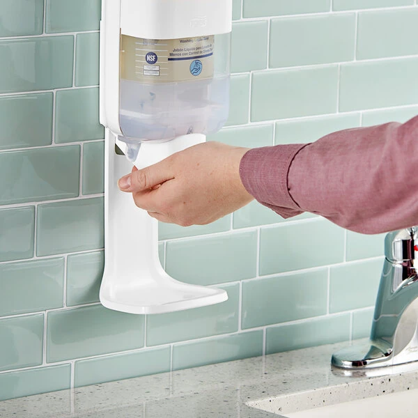 Tork 580100 White Drip Tray for S4 Soap / Sanitizer Dispensers