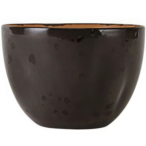 Tuxton GGC-040 TuxTrendz Artisan Geode Coral 12.5 oz. China Bouillon Cup - 24/Case