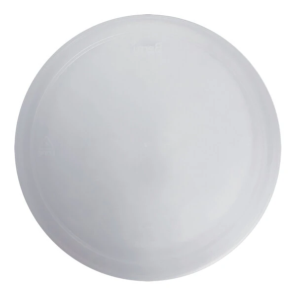 Howw Manufacturing Clear Plastic Lid with No Hole for 32 oz. Drink Bucket - 48/Case