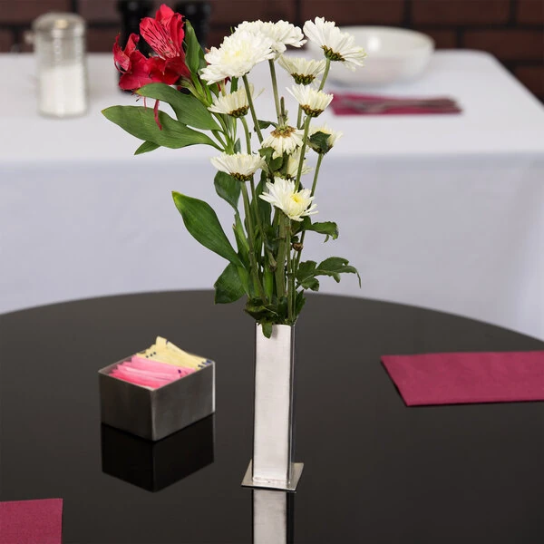 American Metalcraft SSBV1 Stainless Steel Bud Vase with Satin Finish - 12/Case